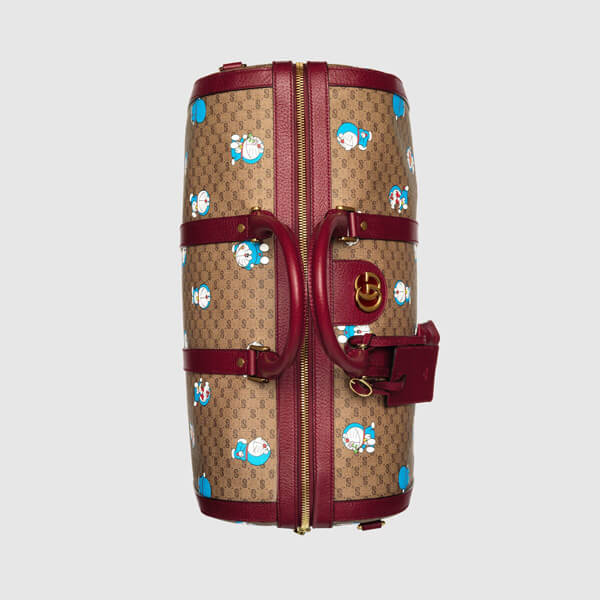 グッチ ドラえもん ミディアム ダッフル バッグ 偽物 647815 2TJBG 8587